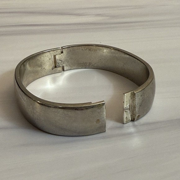 Jewelry - Vintage Sterling Silver Bracelet MEX Chunky Hinge 925 Heavy 74g 6.5"